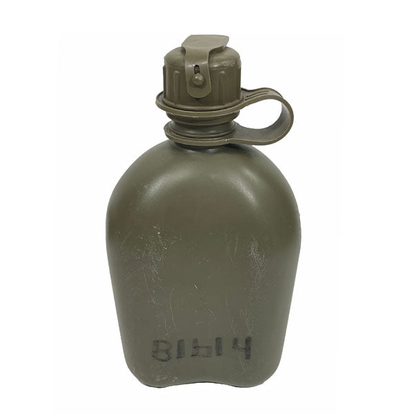 US Military Canteen w/ Canvas Cover | Gas Mask Comp | Like New | Boyer Surplus US Military Canteen w/ Canvas Cover | Gas Mask Comp | Like New | Boyer Surplus