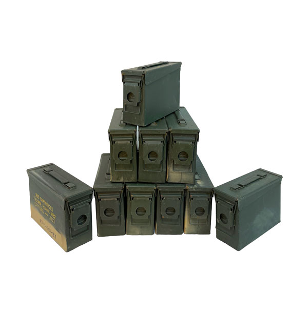 5 Pack 30 Cal Ammo Can Grade 2 - NSN 8140-00-828-2938