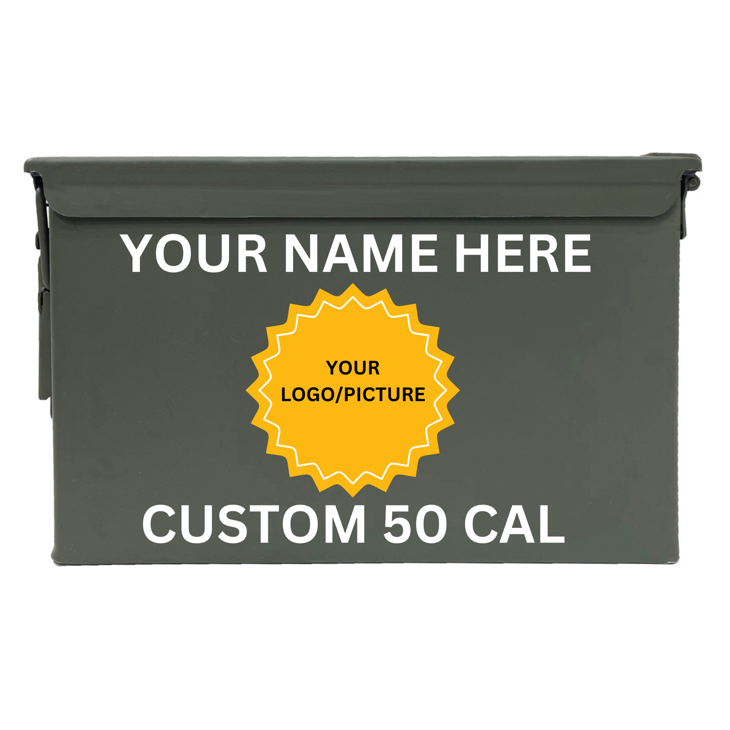 Personalized 50 Cal Ammo Can