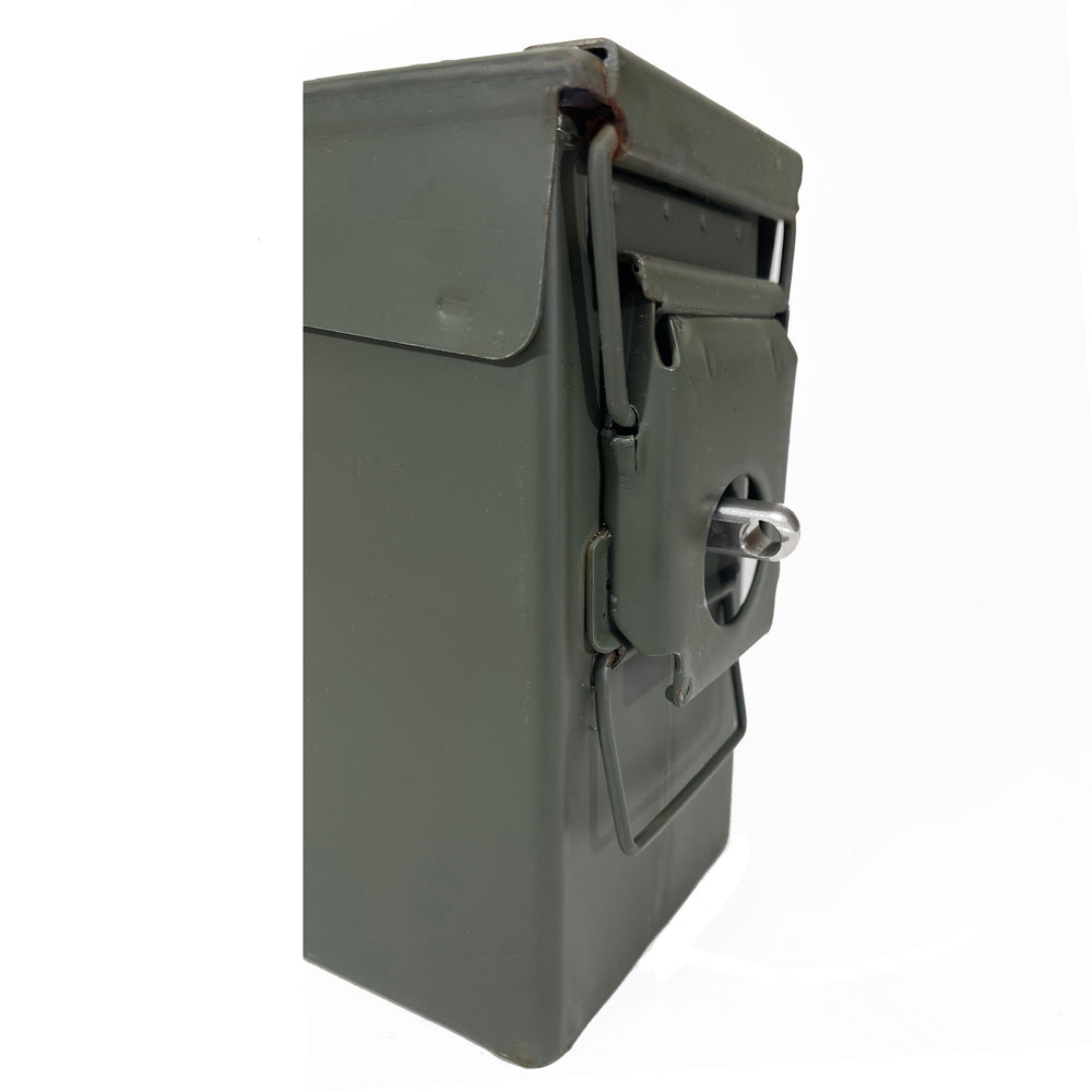 One (1) Laser Engraved "VETERAN - MARINE" Used Grade 1 Ammo Can with or w/o Lock Kit