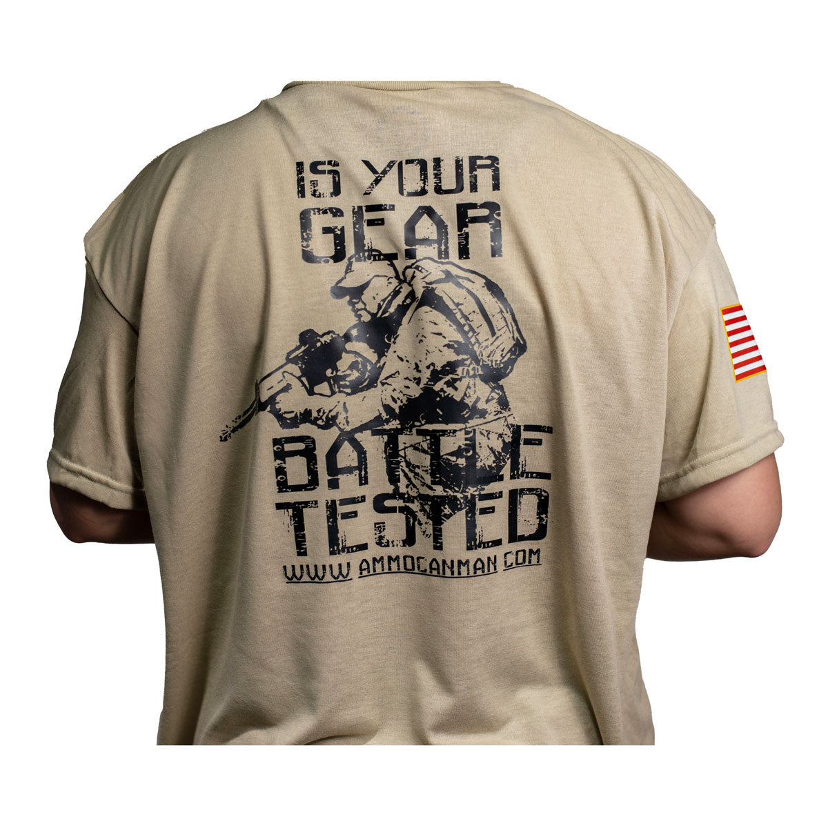 Ammo Can Man USGI T-Shirts Choose DTF, Sublimation Your Gear Battled Tested" on the back