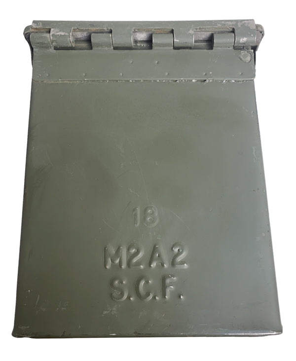 50 Cal Ammo Can Grade 2 back M2A1 - NSN: 8140-00-960-1699
