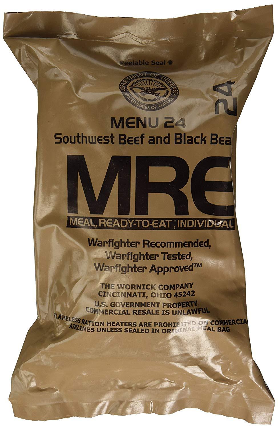 MRE Single Meals are energy packed