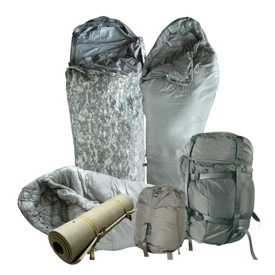 5-Piece Modular Sleep System ACU Digital Genuine U.S. military issue modular sleep system
