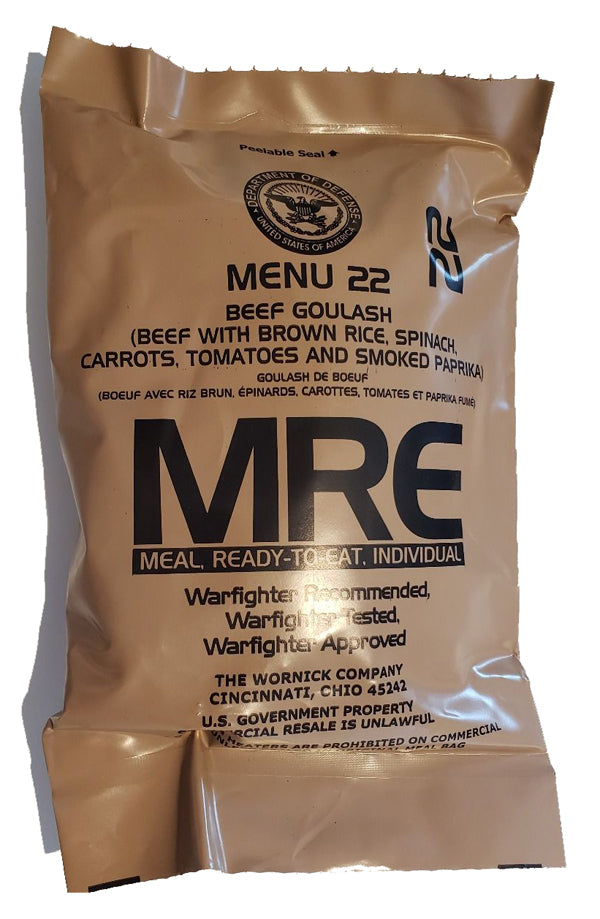 Military MRE Single Meal