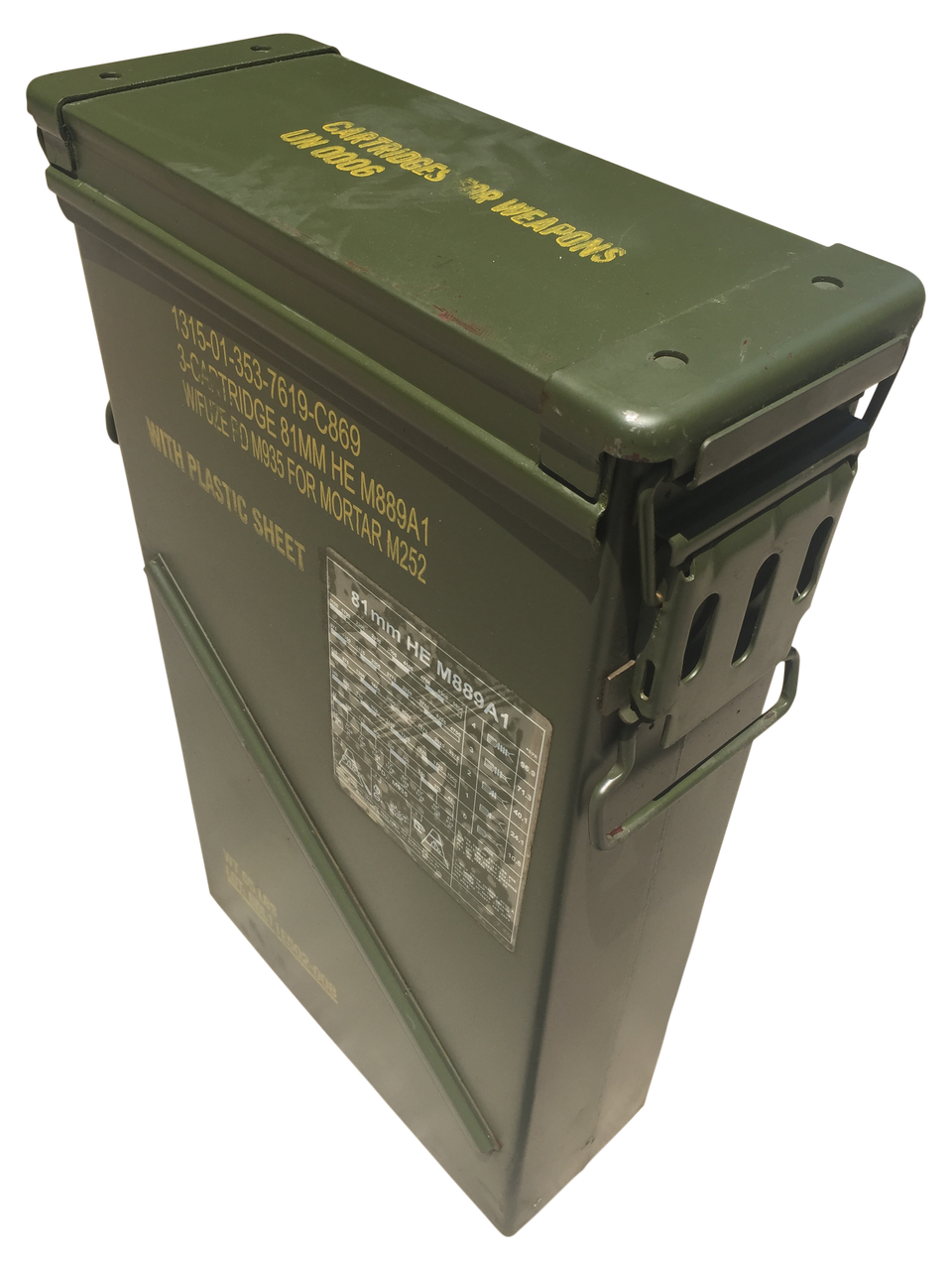 81mm Short Surplus Ammo Cans