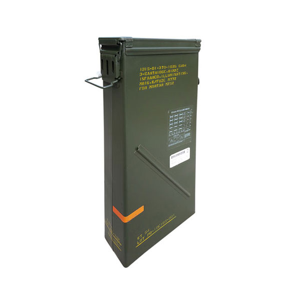81 MM Tall Ammo Can Grade 1 - Previously Issued - NSN: 8140-01-354-4996