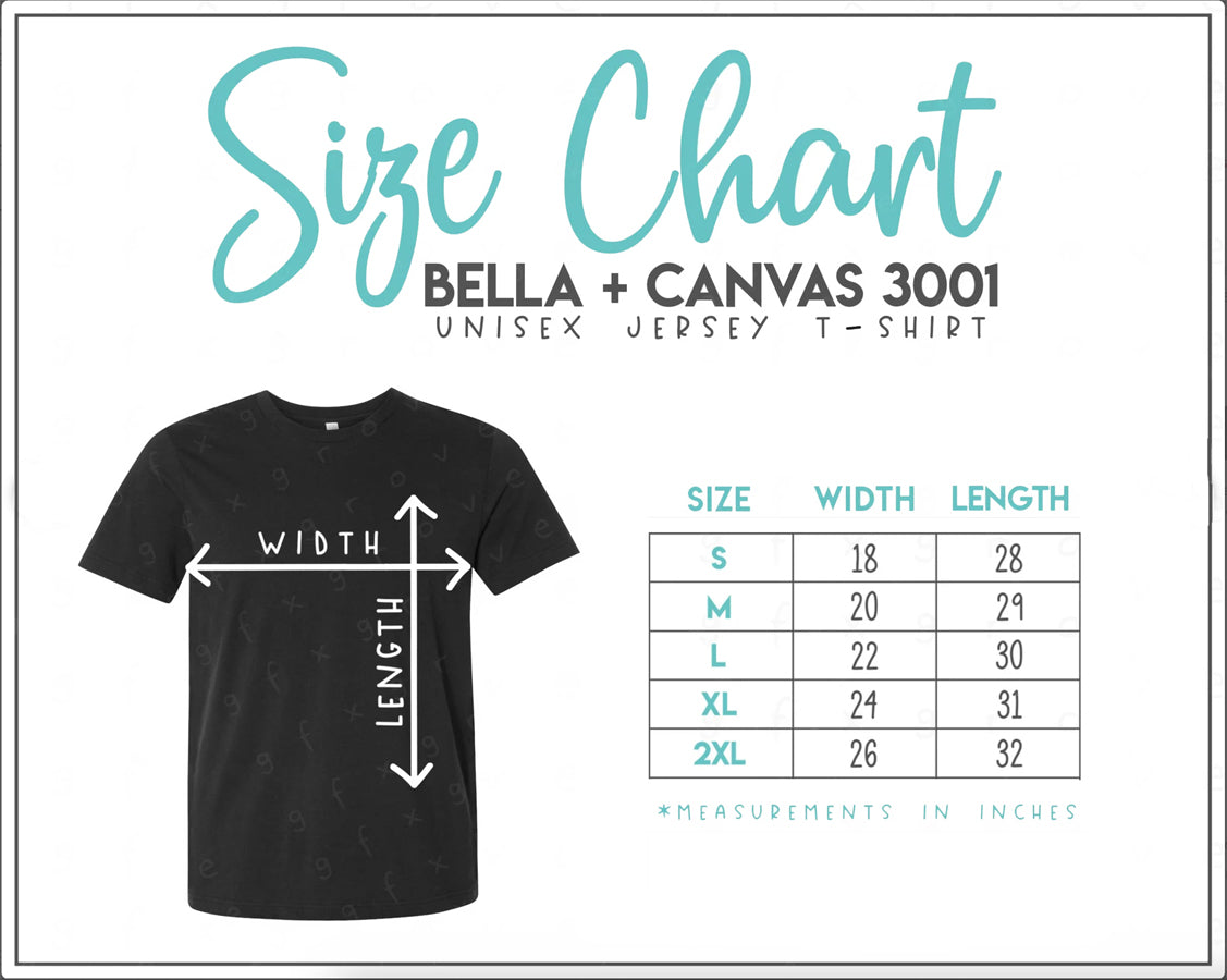 Bella-Canvas-Size-Chart