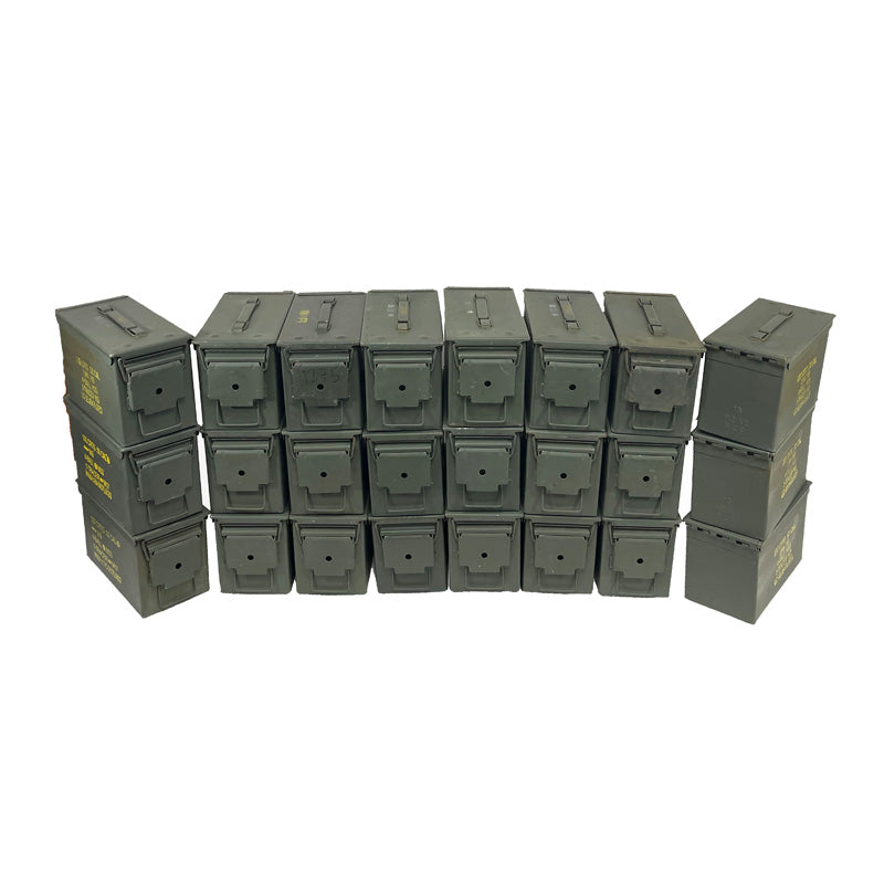 Used 50 Cal Ammo Can Grade 1 24 pack - NSN: 8140-00-960-1699