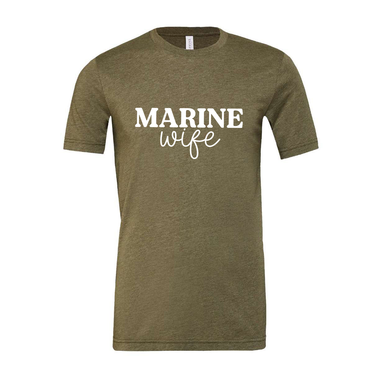 Personalized Unisex Heather Short Sleeve Tee Marine