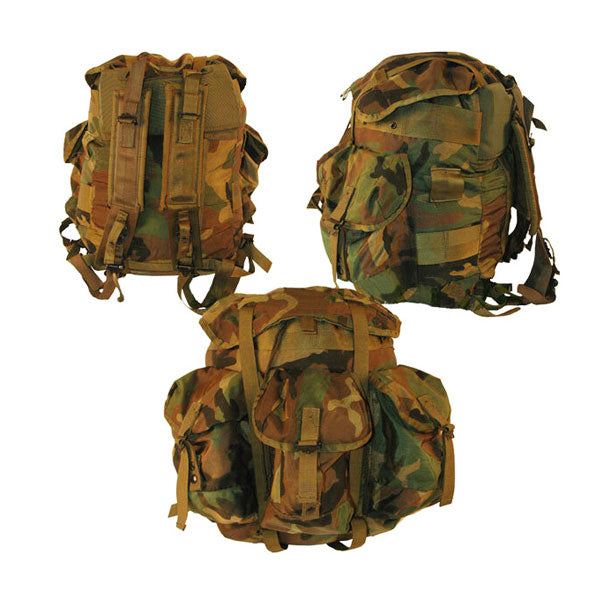 LC2 Medium ALICE Woodland Camo No Frame - Previously Issued - NSN: 8465-01-019-9102
