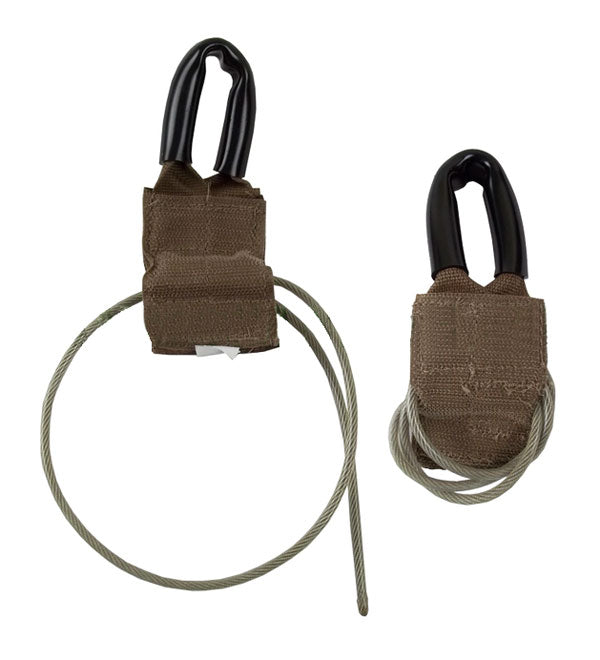Modular Tactical Vest Pull Cables SINGLE Coyote Brown