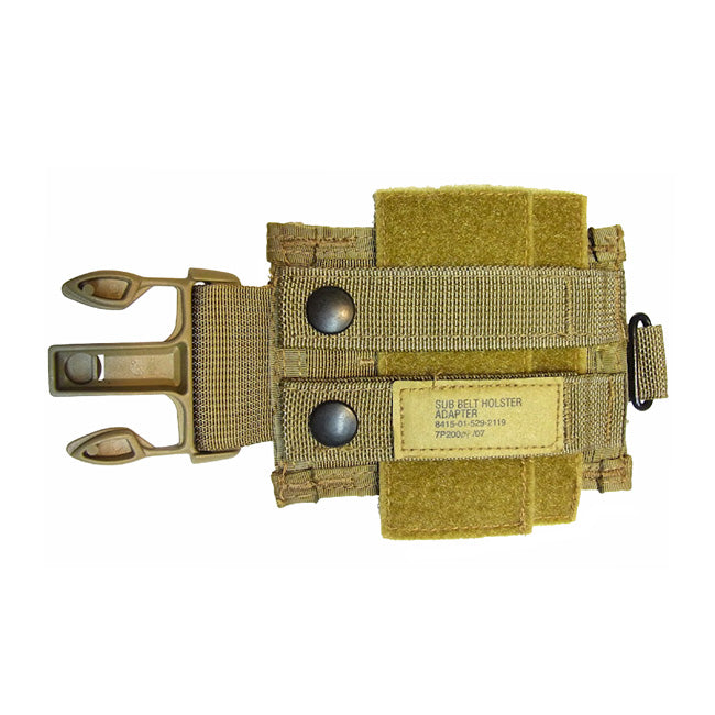 USMC Military Surplus SFLCS Coyote Drop Leg Adapter Fastex Velcro - New - NSN: 8465-01-529-2119