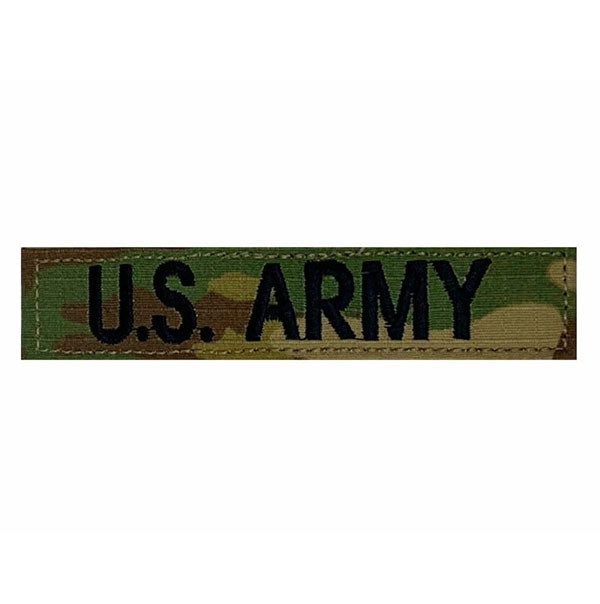 U.S. ARMY Branch Tape OCP Multicam with BLACK Thread - New