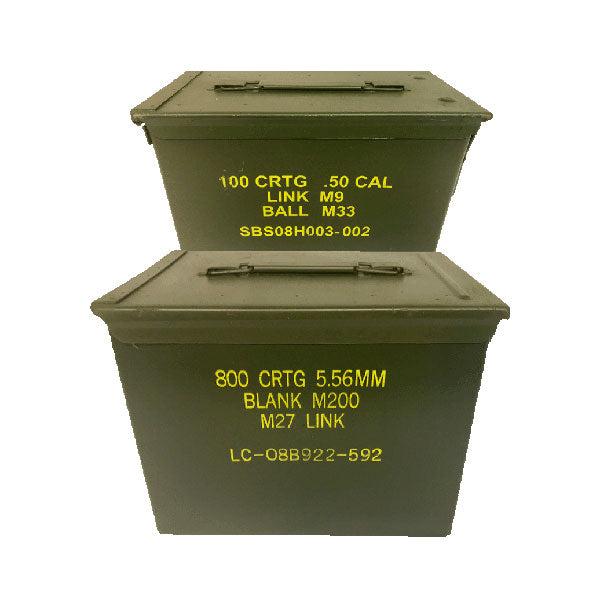 50 Cal and 50 Fat Ammo Can Combo