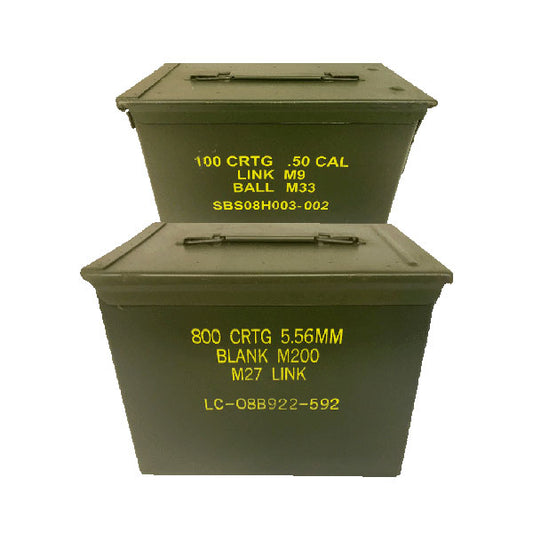 50 Cal and 50 Fat Ammo Can Combo
