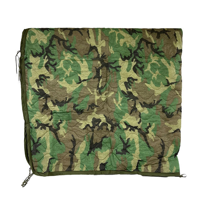 Woodland Camo Poncho Liners - New - NSN: 8405-00-889-3683