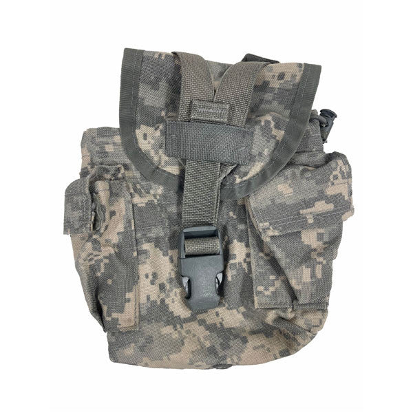 1 QT Utility Pouch Canteen Cover Army Tactical Molle II ACU Digital Camouflage