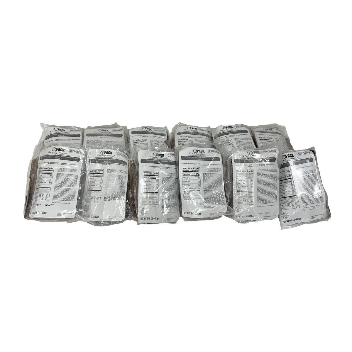 APack MRE (Meal Ready to Eat) Case 12 Meals Singles