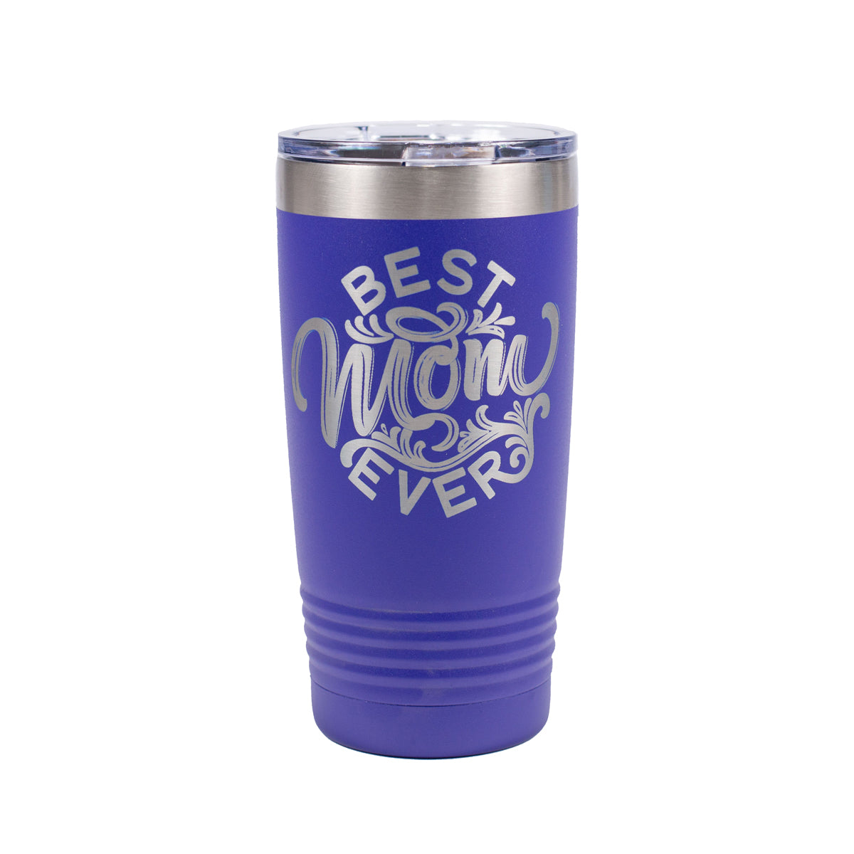 Laser Engraved - BEST MOM EVER - 20 oz. Tumbler - 17 Colors!
