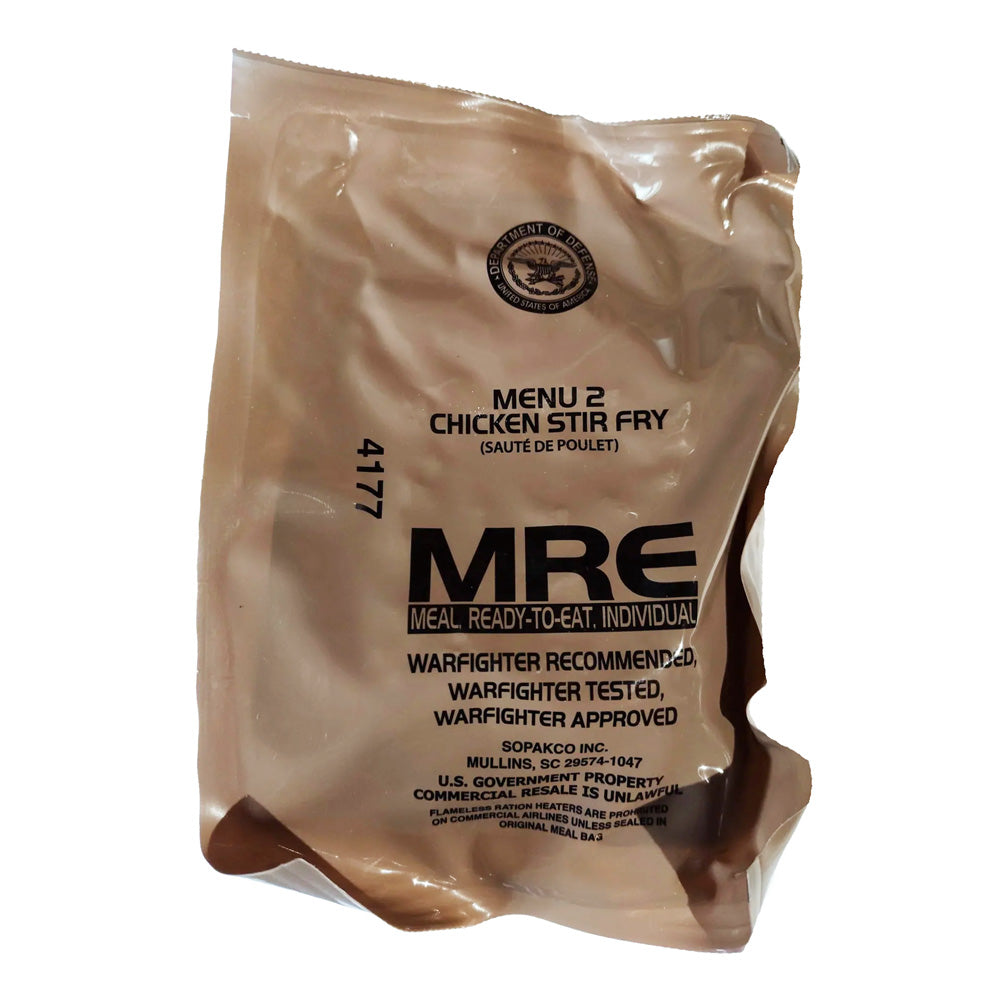 MRE Single Meals Chicken stir fry