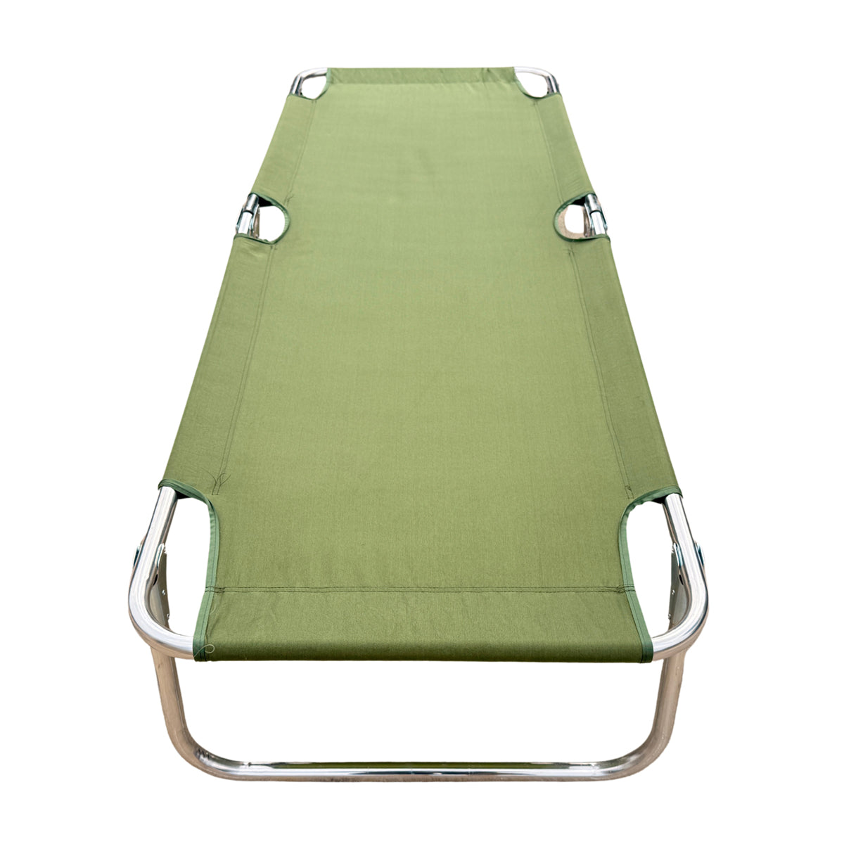 USGI Military Folding Cot. Heavy duty cotton or nylon duck fabric