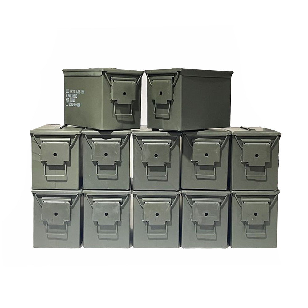Fat 50 Cal Ammo Cans 12 pack