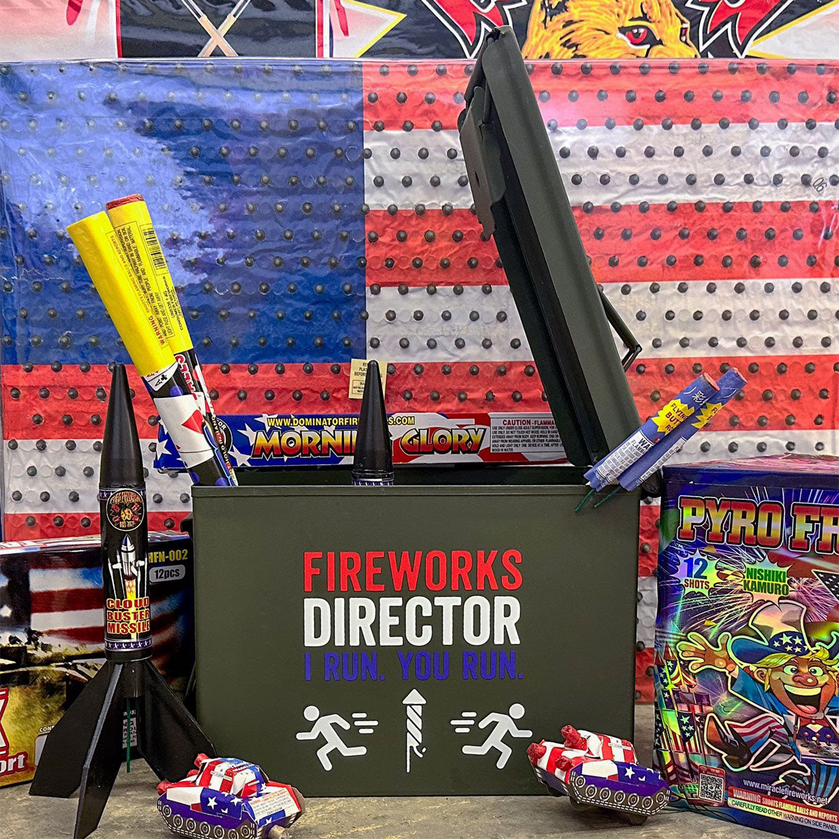 UV Printed Clean Ammo Can Grade 1 Used Fat 50 Cal, 30 cal 50 cal