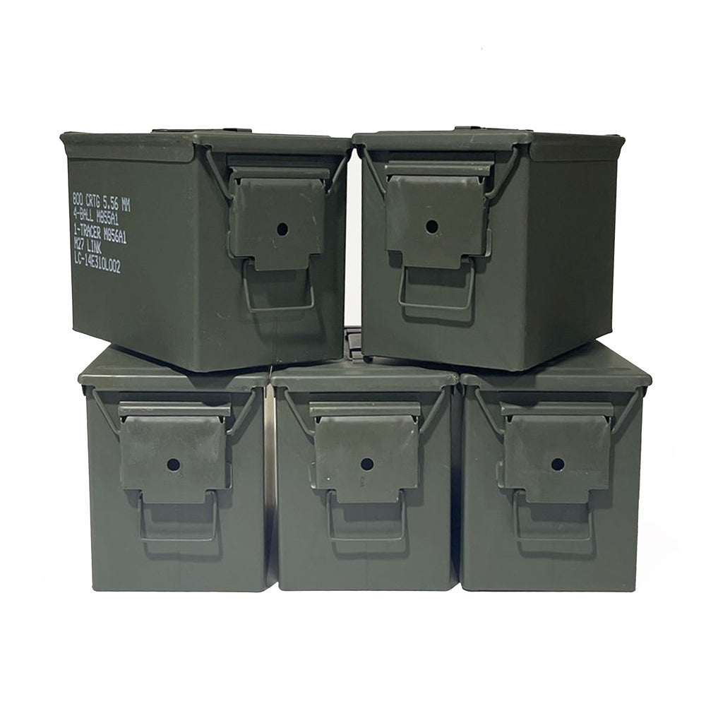 Fat 50 Cal Ammo Cans 5 pack