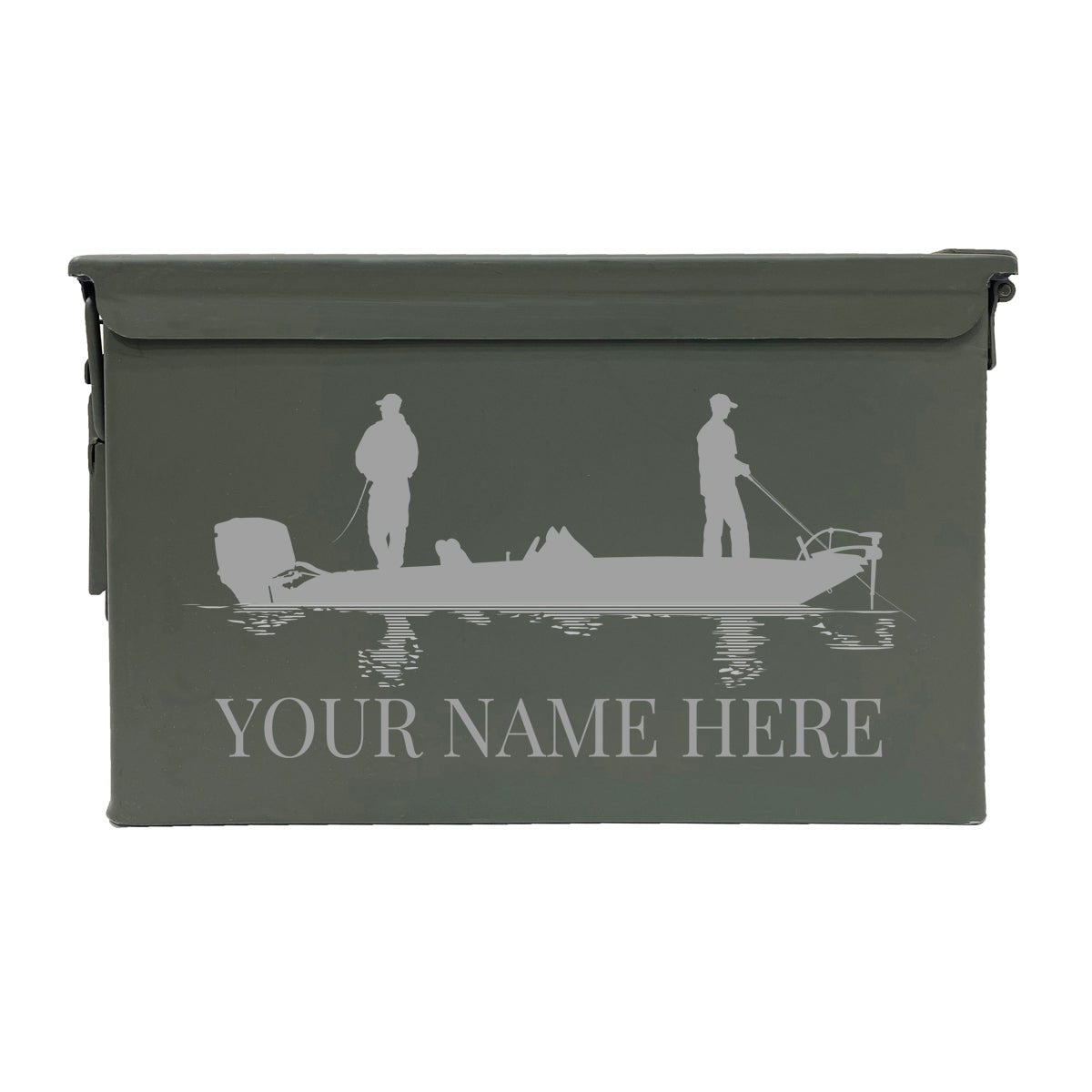 Fishing Combo Gift Set - Spincast Pocket Combo, Tackle Box and Personalized Laser Engraved