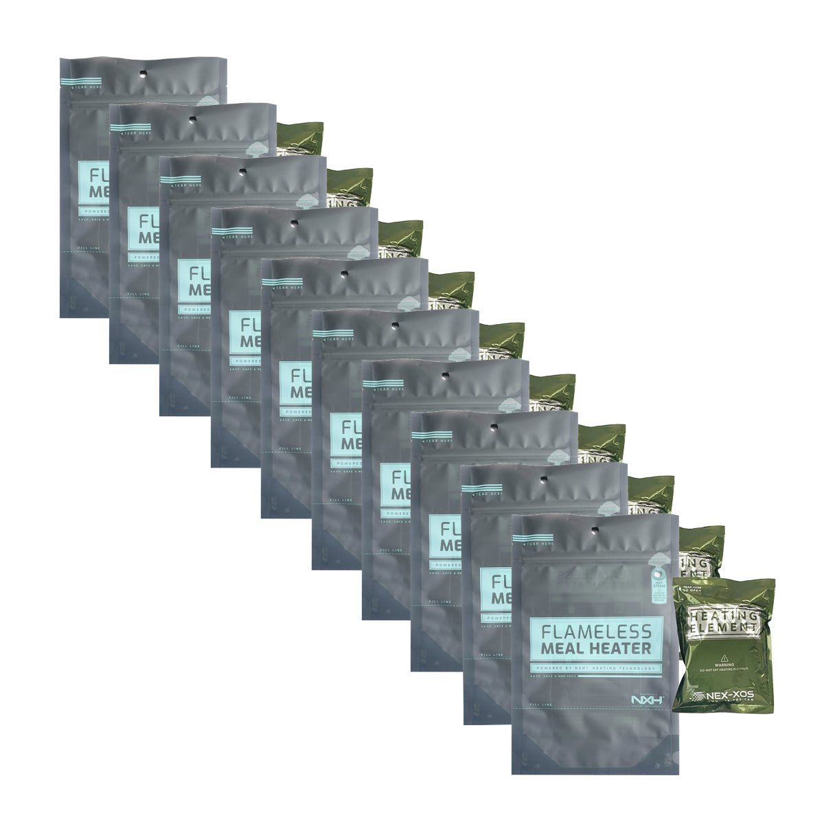 NXH® Flameless Ration and Heating Element - 10 Pack