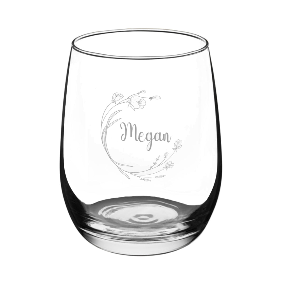 Personalized 15oz. Stemless Wine Glass