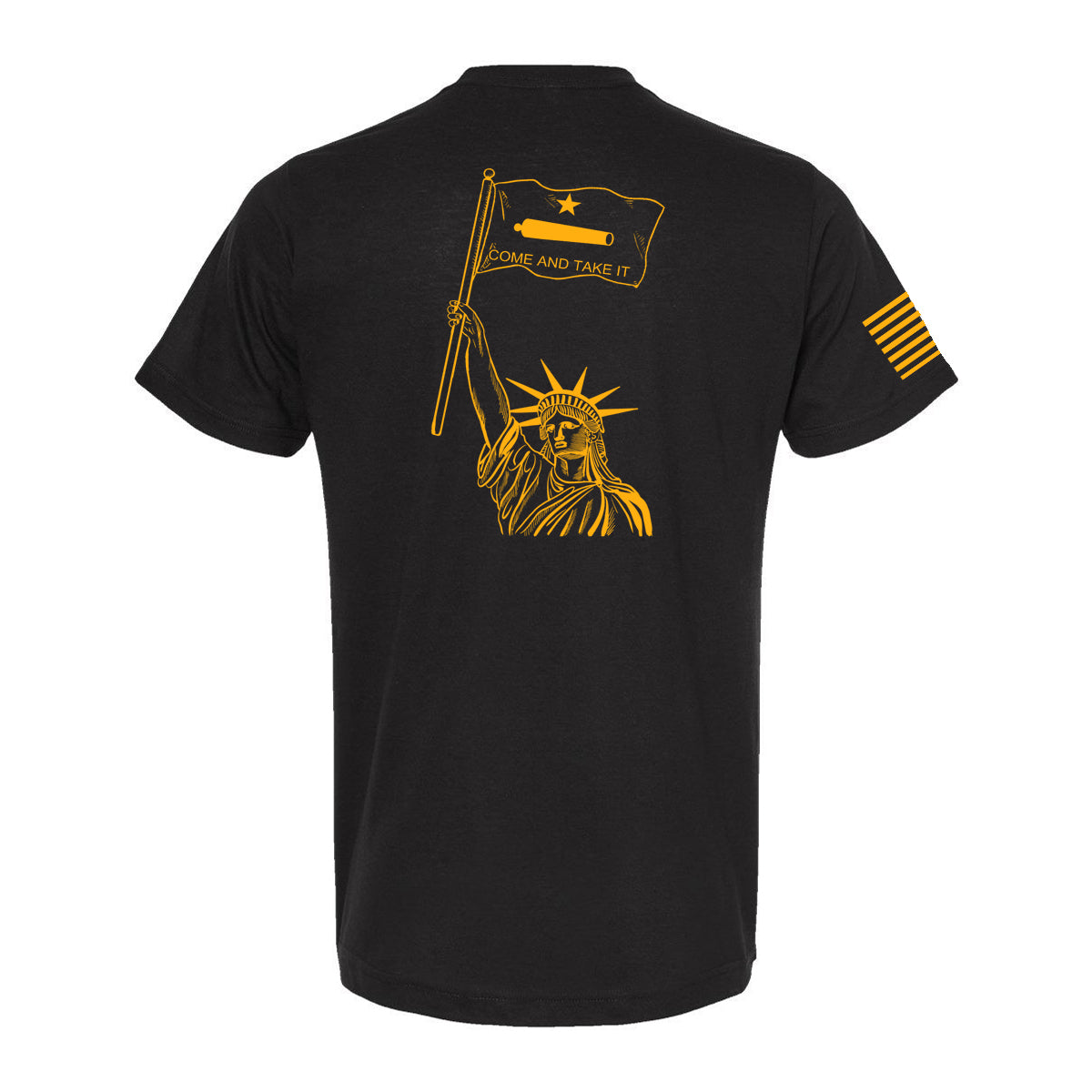T-SHIRT "COME AND TAKE IT" - BLACK Poly-Rich T-Shirt