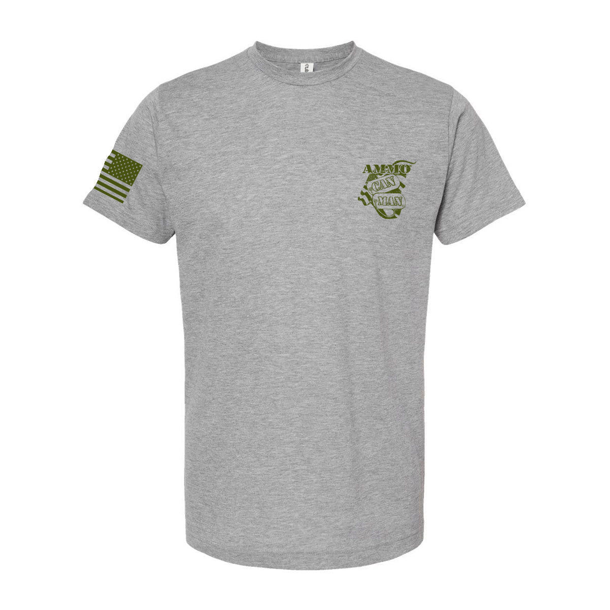 T-SHIRT "PREPARED NOT SCARED" - HEATHERED GREY