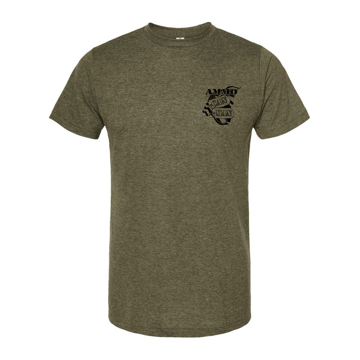 T-SHIRT "I WEAR HIS DOG TAGS" - Poly-Rich T-Shirt