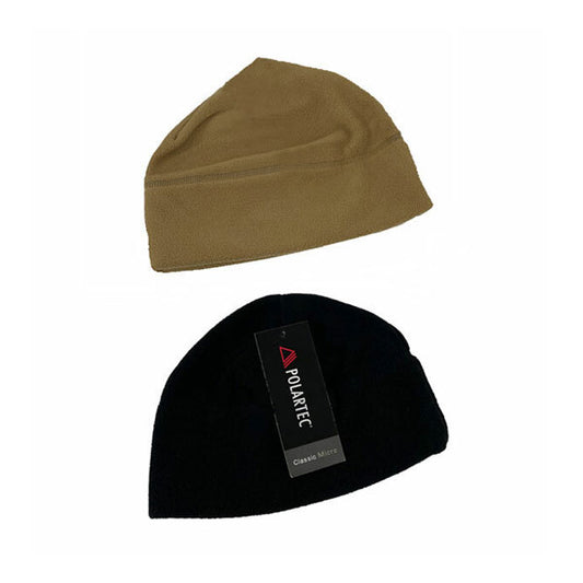 Military Spec Fleece Watch Cap Coyote and Black Polartec
