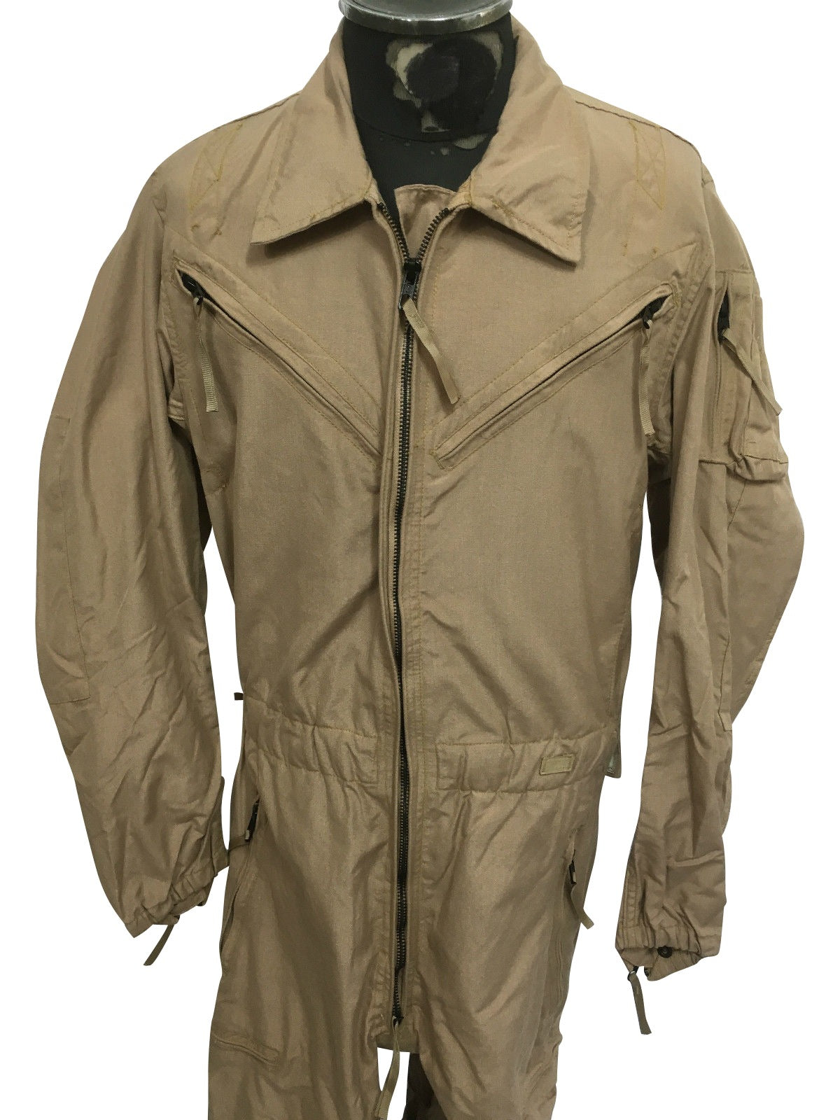 Combat Crewman's Coveralls - New Color: Tan Genuine U.S. Government Issue.