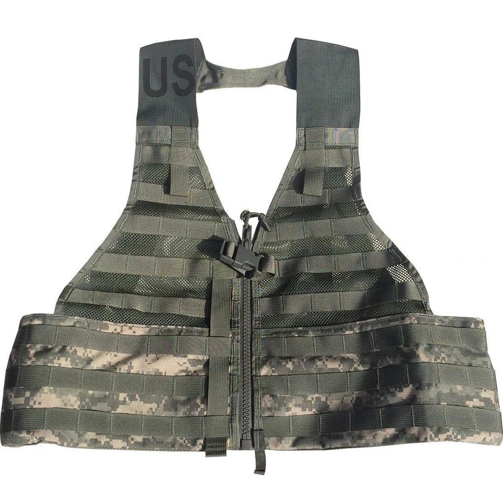 Fighting Load Carrier Vest Woodland Camo, ACU Digital, Desert Camo and Coyote 