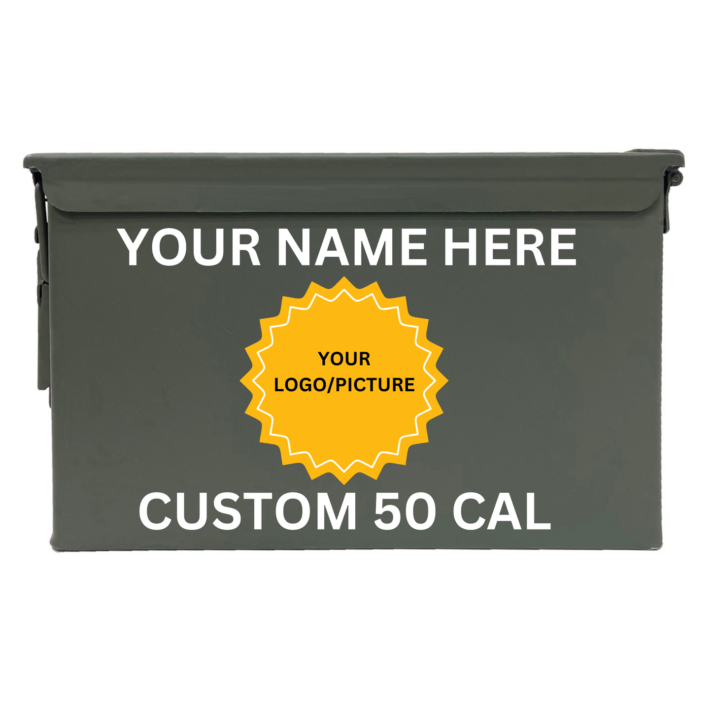 Custom UV Printed 50 Cal Ammo Can Used Grade 1