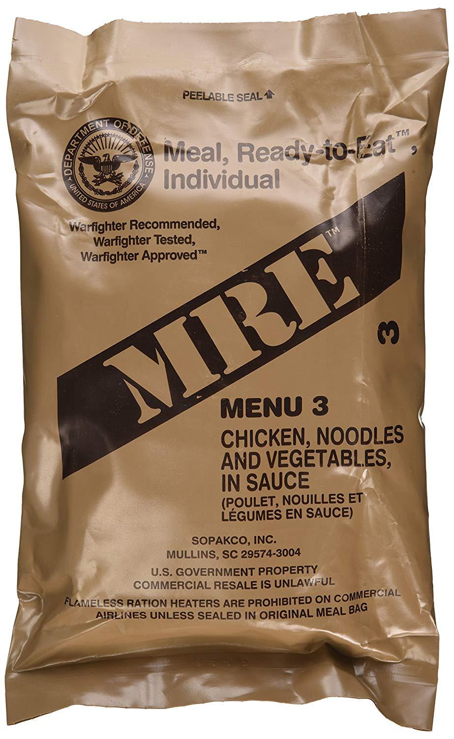 Military MRE Single Meals