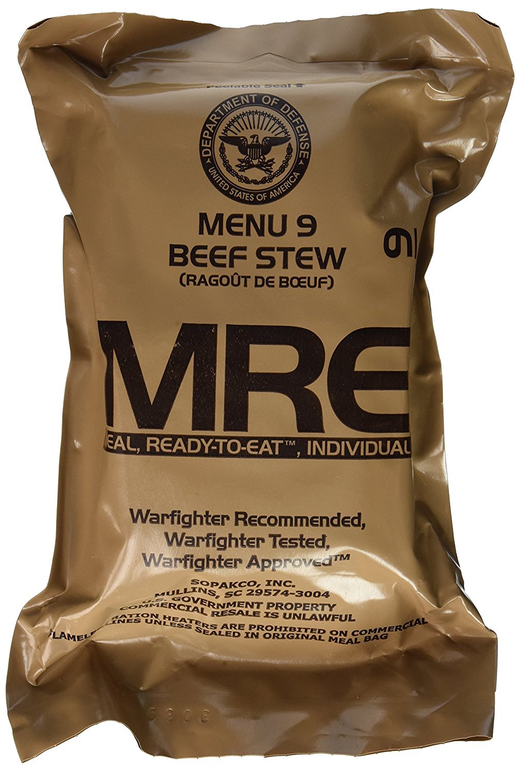 Military MRE Single Meals