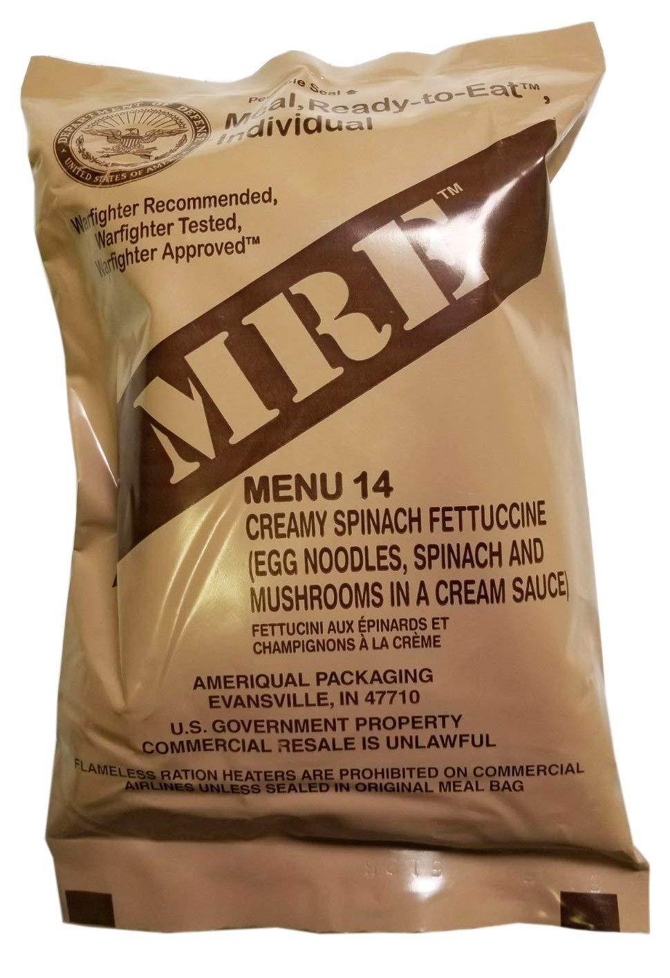 Military MRE Single Meals