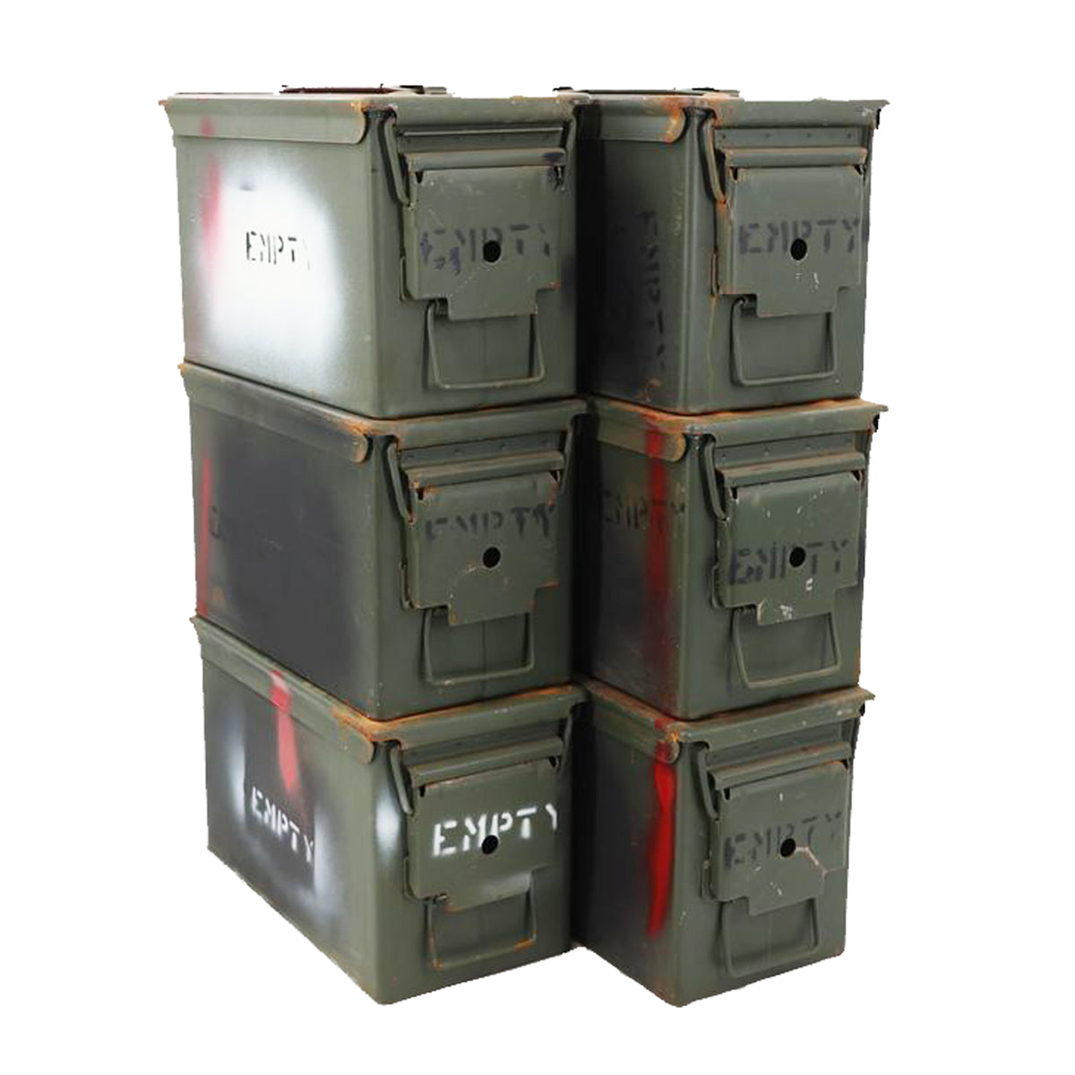 50 Cal Ammo Cans Used Grade 3 US Military Surplus M2A1