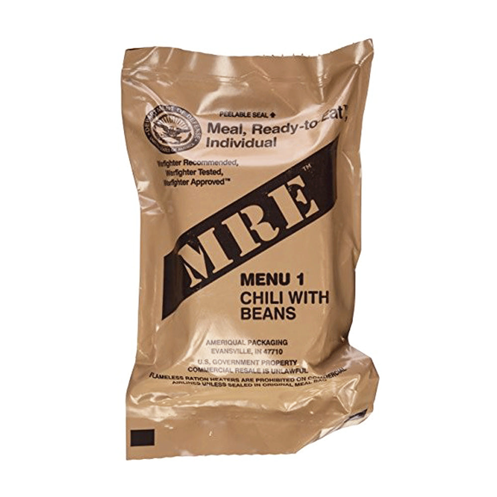 MRE Single Meals Chili