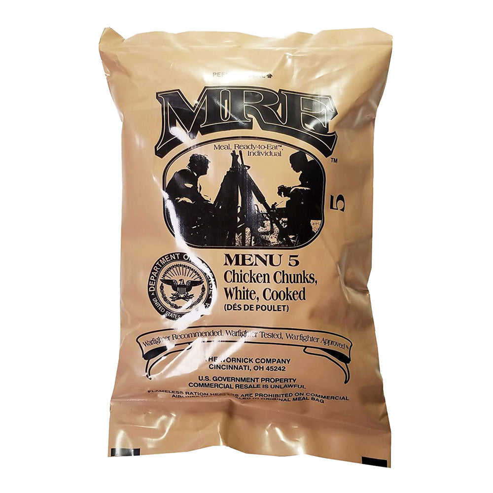 MRE Single Meals chicken chunks