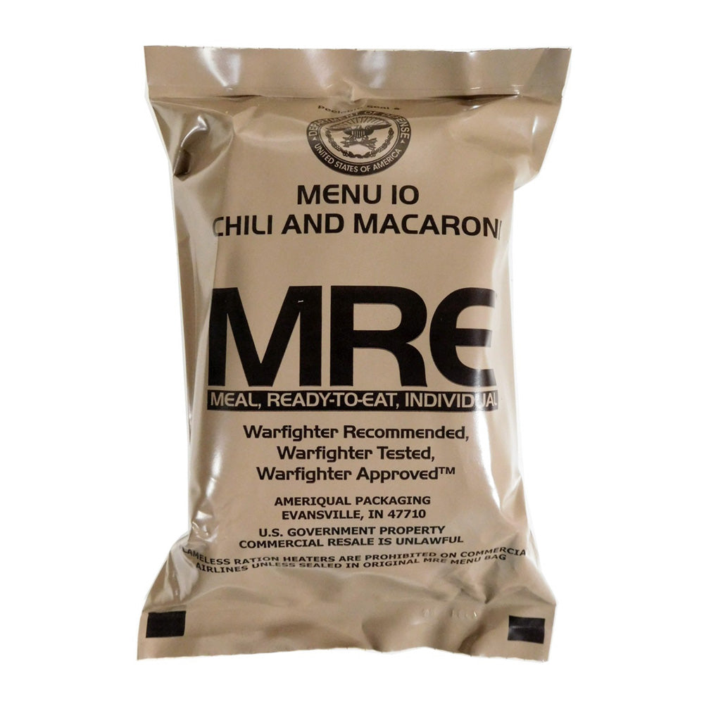 MRE Single Meals chili mac