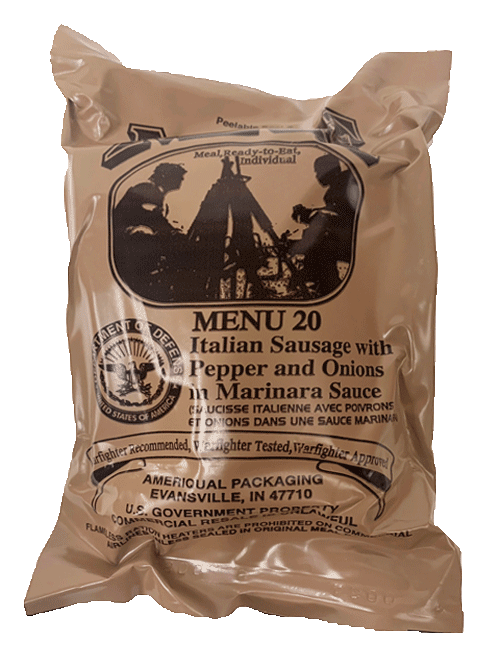 MRE Single Meals Italian sasauge