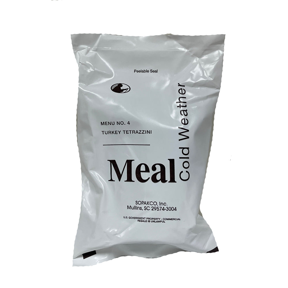 Cold Weather Military MRE Individual Meals - JAN 2024 or Newer Inspection Date