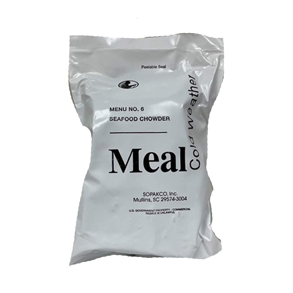 Cold Weather Military MRE Individual Meals - JAN 2024 or Newer Inspection Date