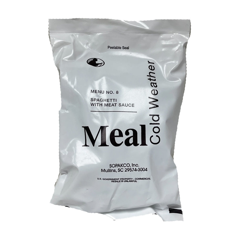 Cold Weather Military MRE Individual Meals - JAN 2024 or Newer Inspection Date